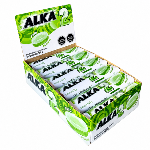 Alka 2 manzana caja 12 unidades.