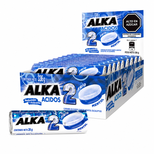Alka 2 mentol caja 12 unidades.