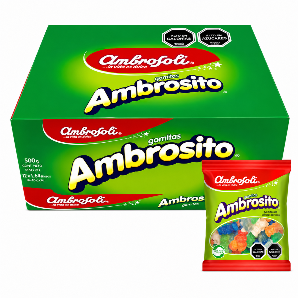 Gomitas ambrosito caja 20 unidades