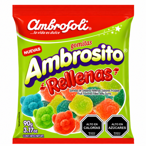 Gomitas ambrosito rellenas 90 gramos