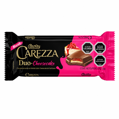 Carezza duo cheesecake 95 gramos.