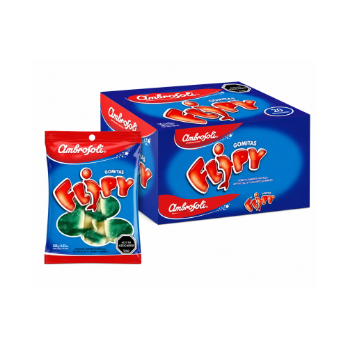 Gomitas flipy caja 20 unidades.