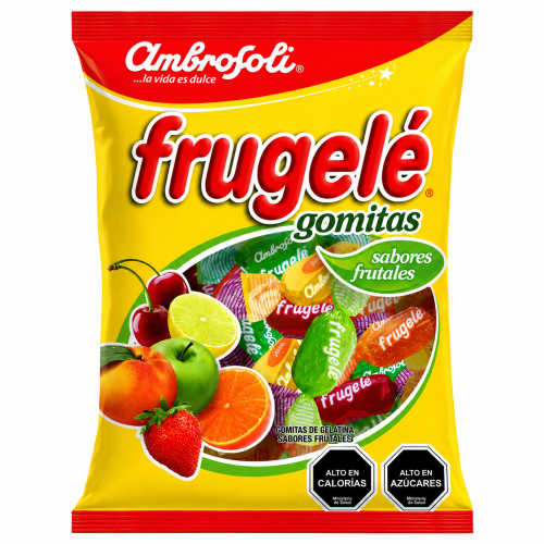 Frugelé surtido bolsa 430 gramos.