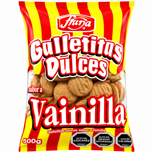 Galletas Sabor Vainilla Bolsa 500g
