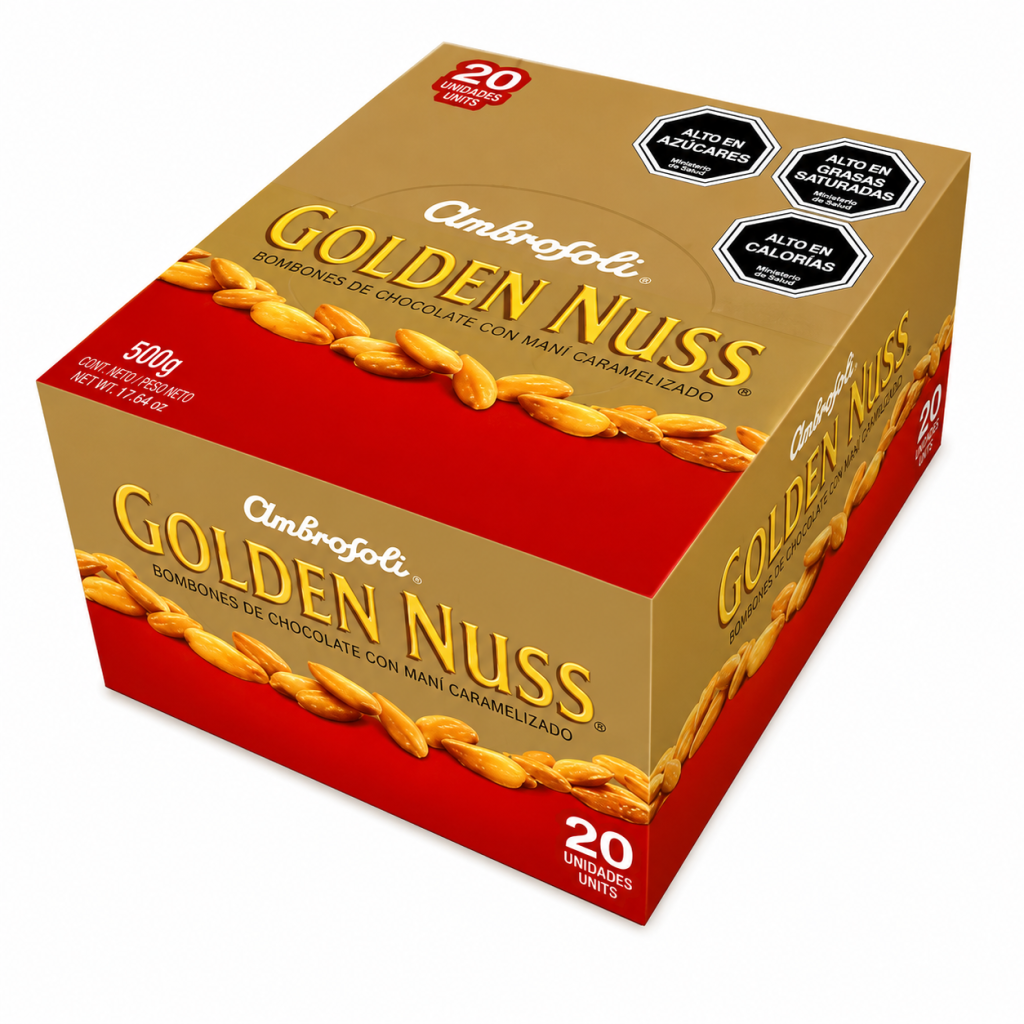 Golden nuss caja 20 unidades.