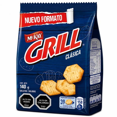 Grill clásica 140 gramos.
