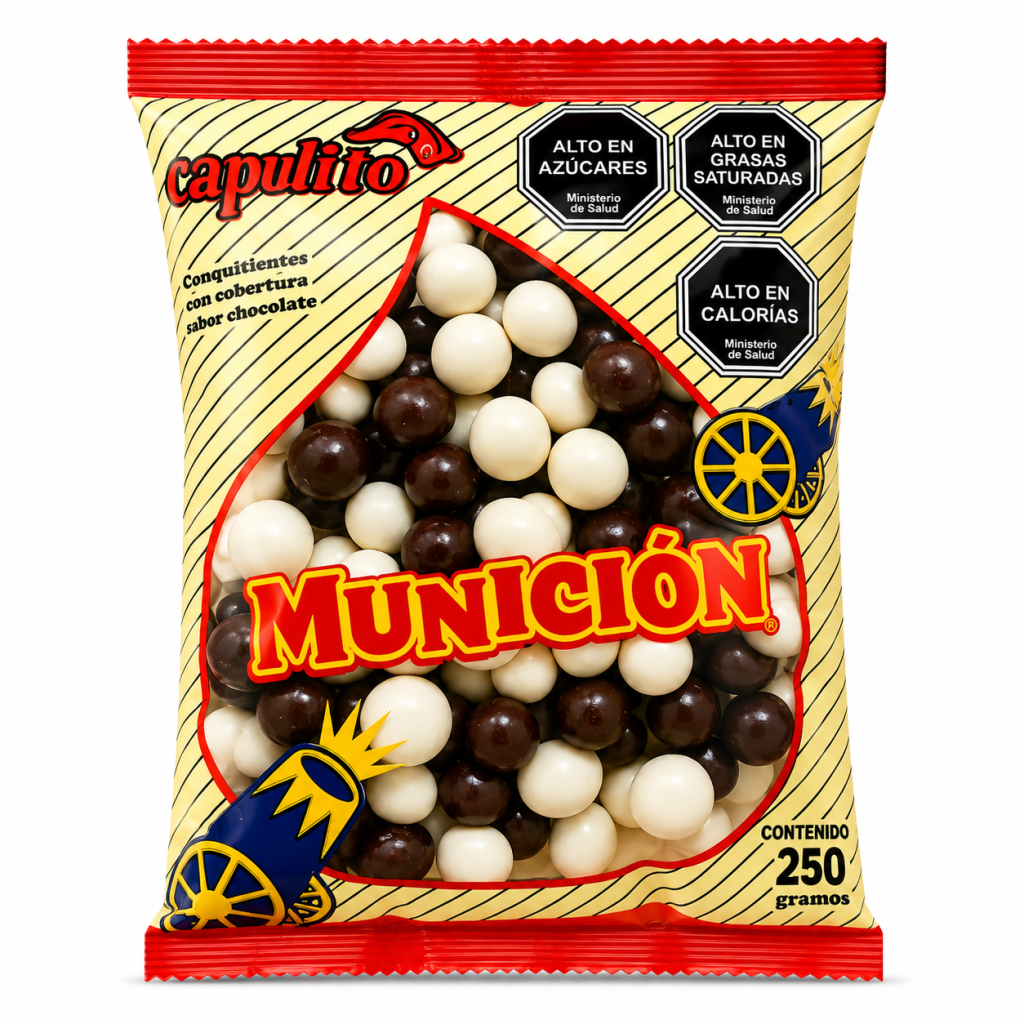 Municion mixta bolsa 250 gramos.