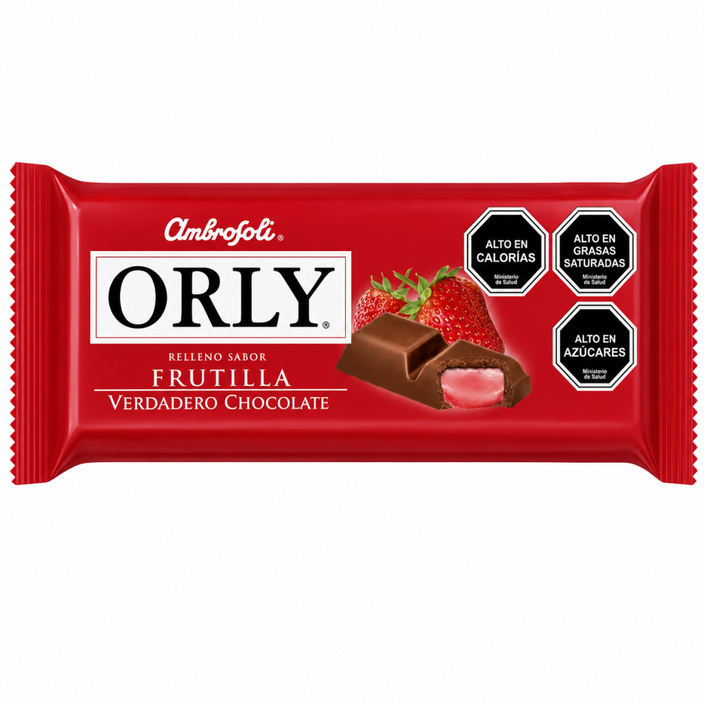 Orly frutilla 95 gramos.