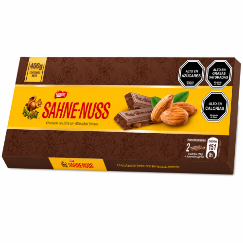 Sahne-nuss 400 gramos.