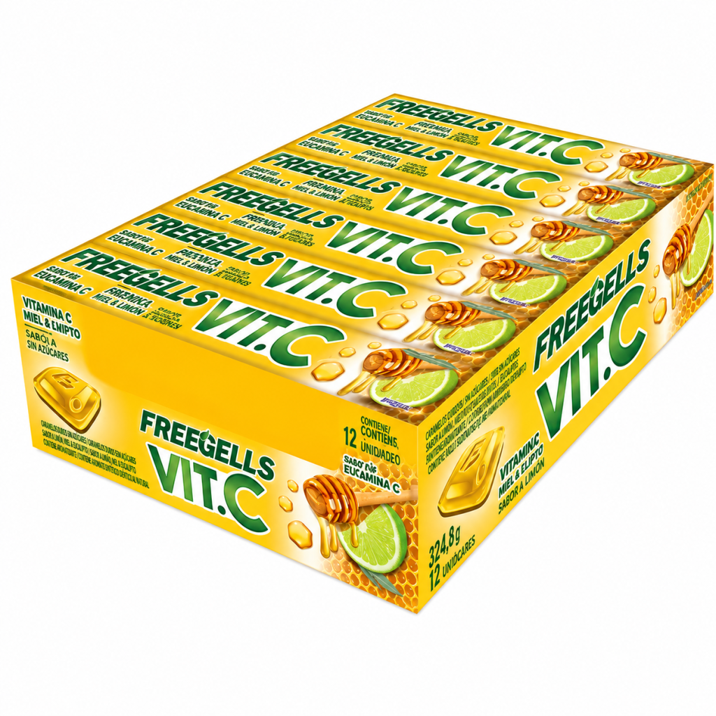 Freegells vit c caja 12 unidades.